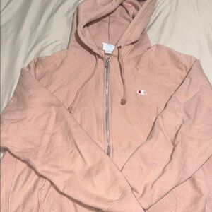 Champion Blush Pink Zip-Up Hoodie